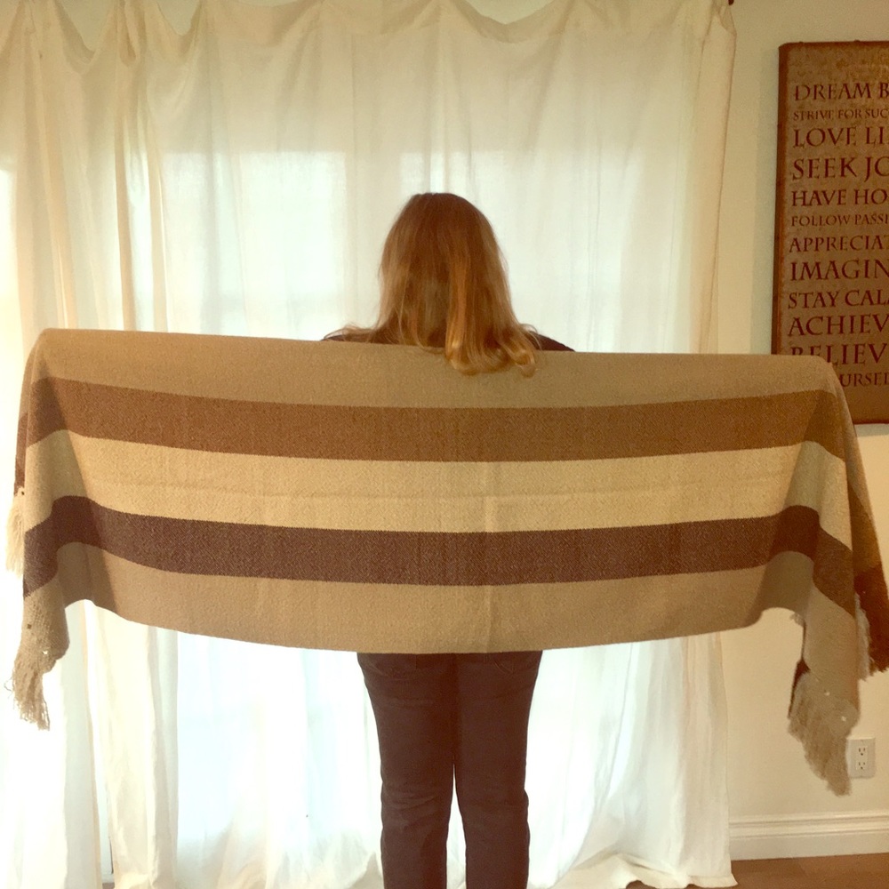 Baby alpaca wrap or throw